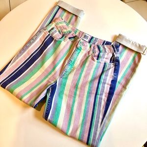 BDG Pastel Striped Jeans